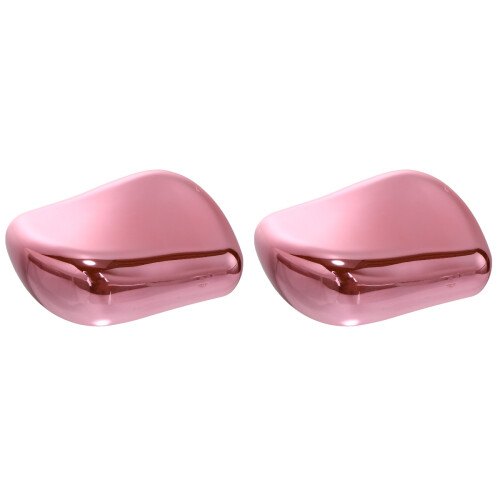 2Pièces Outil Pédicure Verre Rose Pour Retrait Durable