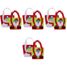 8Pièces Sacs De Noël Non Tissés Couleur Assortie Pour