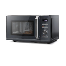 Toshiba 25L Solo 900W Microwave Oven in a Stunning Sleek Morandi Grey Colour, Origin Inverter, Chef Defrost, 10 Power Levels, 7 Auto Menus, Easy Clean