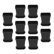 30Pièces Pot De Plastique Noir Usage Divers