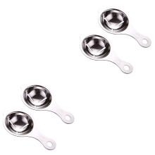 4Pièces Filtreur Œufs En Acier Inoxydable Argenté Usage Cuisine Fiable