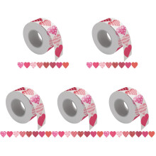 5Rouleaux Étiquettes Autocollantes Assorties Pour