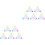 10Pièces Marqueurs Stylos Fluorescents Triangle Pour Étudiants 1