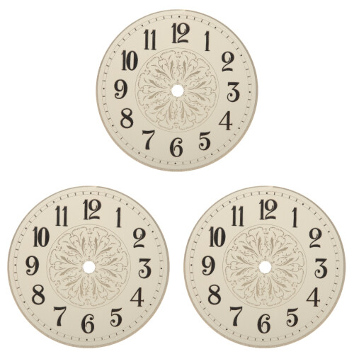 3Pièces Cadrans Rond Pour Accessoires DIY