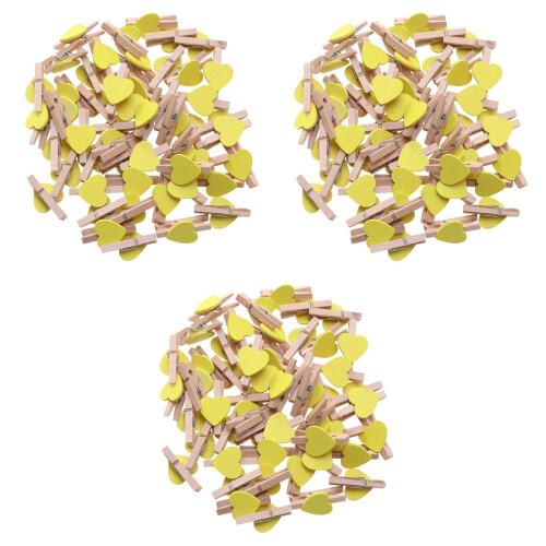150Pièces Clips Mini Bois Fixation Photos Décoratives