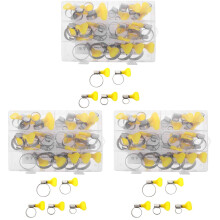 75Pièces Colliers De Tuyau En Acier Inoxydable Assortis, Usage Maison