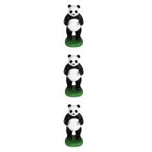 3Pièces Support Lunettes Décor Résine Panda Original