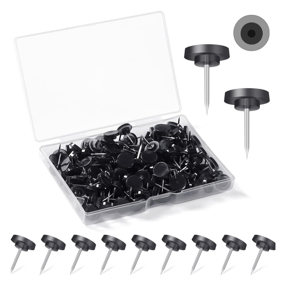Push Pins 150Pcs Round Falt Thumb Tacks Cork Notice Board Pin Bulletin Board Pin 7754004870055