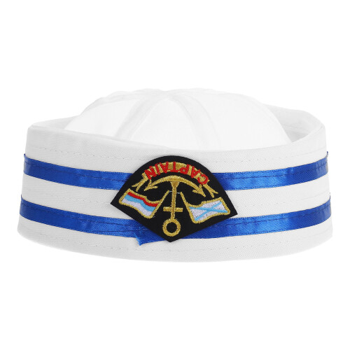 2Pièces Chapeaux Marin Brodés Enfant Coton Qualité Usage Costume