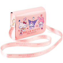 Hello Kitty Sanrio Bag Girls Teens Women Kawaii Shoulder Cross Body Bag Kuromi My Melody Shopping Travel Anime Gifts for Girls (Pink)