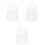 3Pièces Accessoires Fleurs Couronne Pour Mariage 1