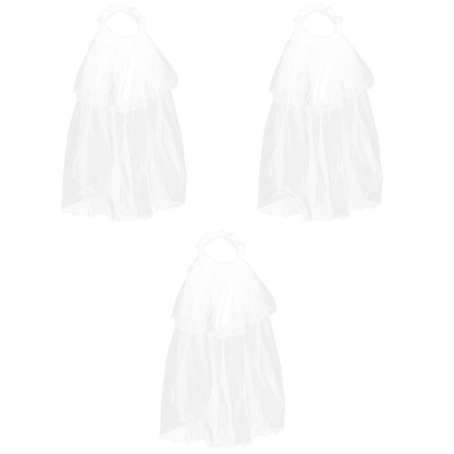 3Pièces Accessoires Fleurs Couronne Pour Mariage