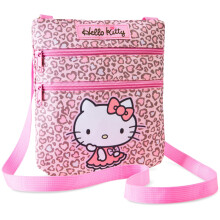 Hello Kitty Sanrio Bag Girls Teens Women Kawaii Shoulder Cross Body Bag Kuromi My Melody Shopping Travel Anime Gifts for Girls (Pink Leopard)