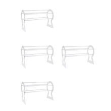 4Pièces Rangement -Têtes Transparent Pour Coiffeuse Et Magasin