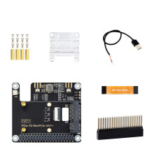 PCIe To Mini PCIe HAT+ Adapter Board Expansion Cable Wireless Networking Card