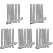 30Pièces Tiges Aluminium Pour Soudure Métaux Argent Résistantes