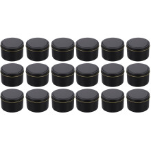 18Pièces Récipients En Étain Pour Bougies DIY Stockage
