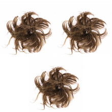3Pièces Bun Ondulé Élégant Pour Usage Long