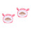 2Pièces Chaude Rose En Peluche Pour Hamster Petits Animaux 1