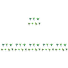 42Pièces Mini Plantes Artificielles En Pot Assortis Pour Décor Paysage