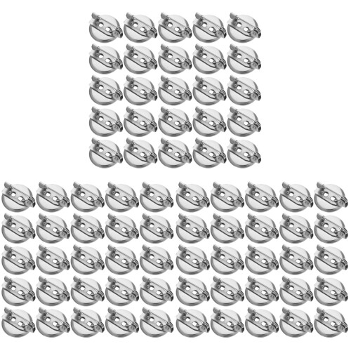 150Pièces Accessoires Broche DIY Fer Argent Résistants Pratiques