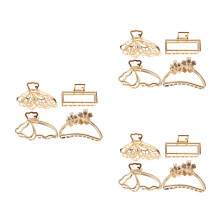 12Pièces Pince Métal Pour Femme Accessoires Raffinés