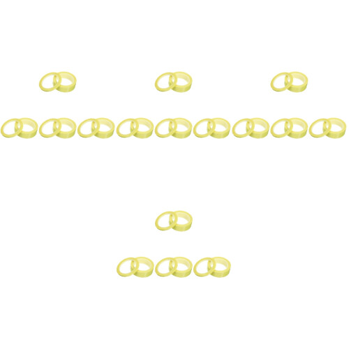 24Rouleaux Ruban Transparent Pour Fleurs DIY Travaux Floraux