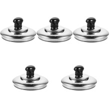 5Pièces Couvercle Bouilloire Sifflet Facile À Installer Argenté