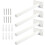 4Ensembles Supports Blancs Pour Étagères Flottantes Durable 1
