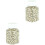 1000Pièces Perles Tressage Beige Silicone Pour Dreadlock 1