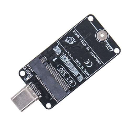 Type C SSDs Converters Card Two Mode NVMe SATAs Support Fast 10Gbps Data Transfer