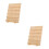 2Pièces Stand Bois Multi-Couches Beige Pour Commerce 1