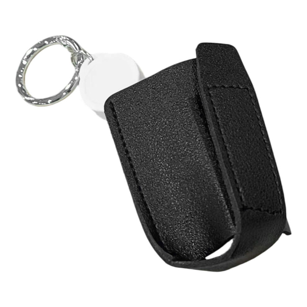 Portable Asthmatic Inhaler Retractable Keychains Organizers Portable Stretch Clip Black