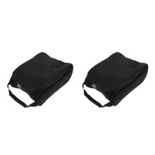 2Pièces De Rangement Golf Noir Portable En Tissu Mesh Respirant