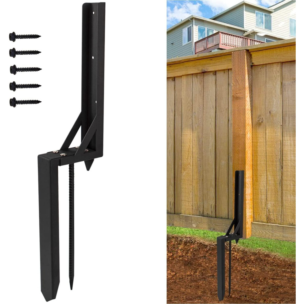 Vanroug Fence Post Repair Kit Heavy Duty Fixer Anchor Ground Spike,Fence Post Support Stake For Repairing Damaged Fence Gate Posts Sign Posts Or 5051227327949