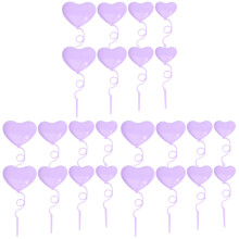 120Pièces Pics Gâteaux Coeur Violet Usage Décoration