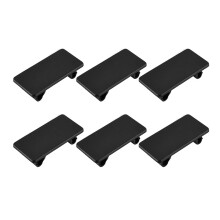 6Pcs Blanking Cover Rocker Switches Cover Black Standard Marine Siwtch Panel