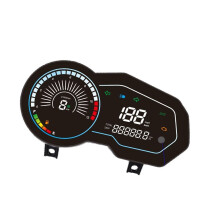 Motorcycle Dashboard Gauge Digital Speed Meter Tachometer 12V for ltalika 150sz