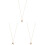 3Pièces Pendentifs Cœur Colliers Cadeau 1