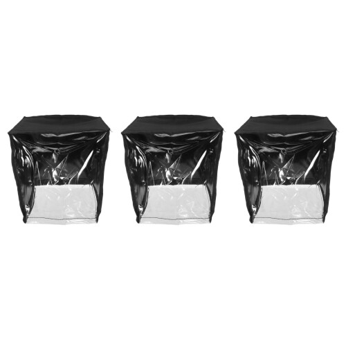 3Pièces Housses Étanches Pour Moving Head, PVC Transparent