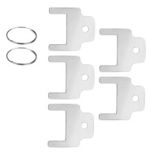 Paper Towel Dispenser Replacement Key 25mm Metal Key with Key Rings