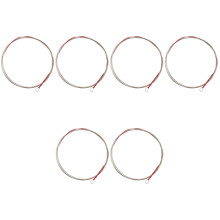6Pièces Cordes De Luth Chinois Argent Accessoires Remplacement