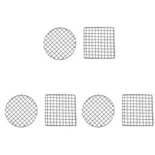 6Pièces Grille Barbecue Argenté Pour Camping
