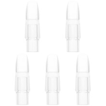 5Pièces Accessoire Saxophone Soprano Bec Transparent En ABS Durable