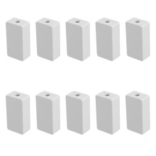 10St Duurzame Plastic Elektronica Behuizing Wit Voor LED Draadbeheer