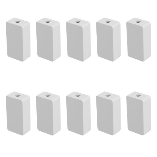 10St Duurzame Plastic Elektronica Behuizing Wit Voor LED Draadbeheer