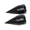Front Axle Nut Covers Caps Black for  Dyna Electra Road King Glide 1