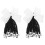 2Pièces Queue Tressée Synthétique Blanche Style Femme 1