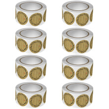 8Rouleaux Stickers Décoratifs Kraft Pour Colis Cadeau