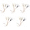15Pièces Râteaux Miniatures Bois Fer Décor Maison 1